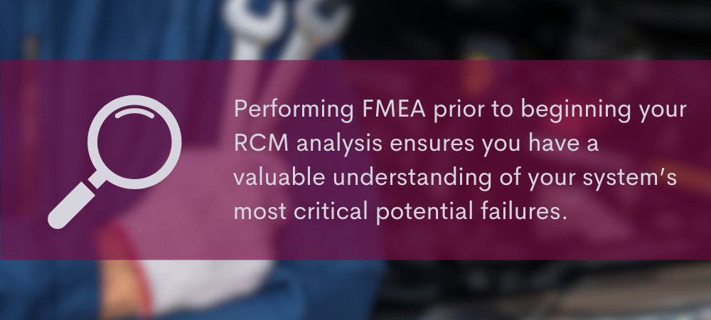RCM and FMEA graphic