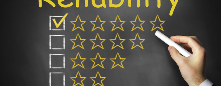 Reliability on Chalkboard with Star Ratings