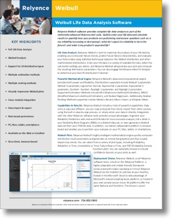 Weibull Analysis Software – Complete Life Data Analysis Tool