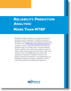 Reliability Prediction More than MTBF White Paper Download