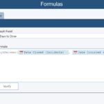 Relyence FRACAS Formulas feature