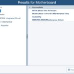 Maintainability Prediction Calculation Results