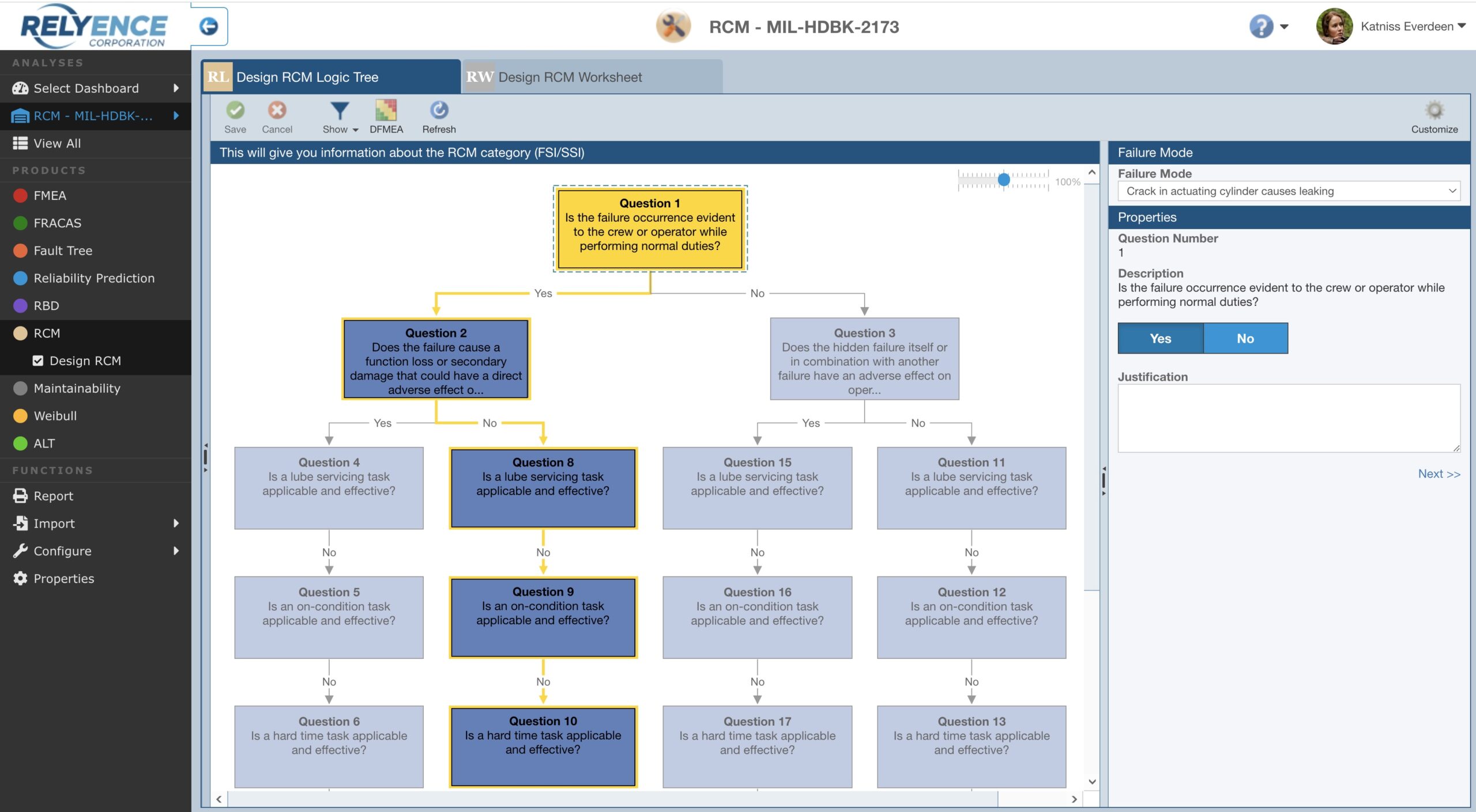 Reliability Centered Maintenance Analysis with Relyence RCM
