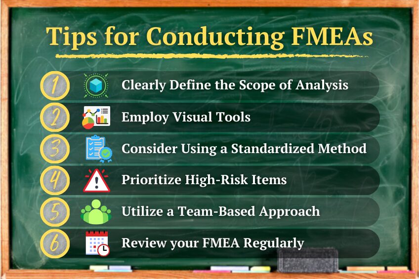 Tips for FMEA infographic