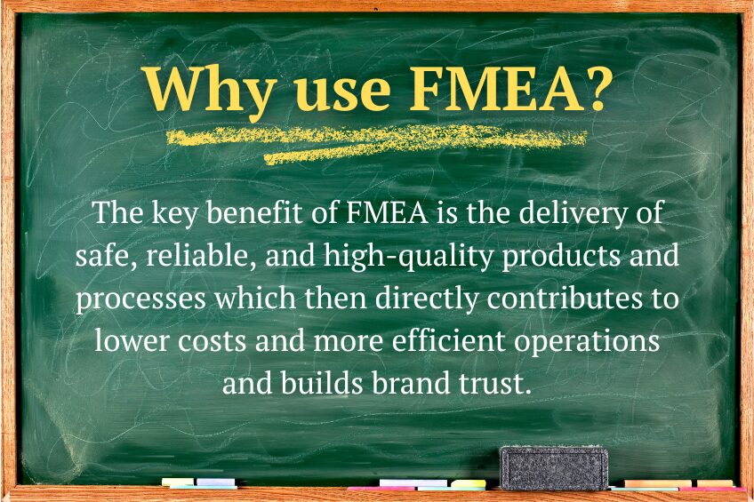 Why use FMEA? infographic