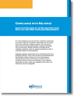 Compliance with Relyence White Paper