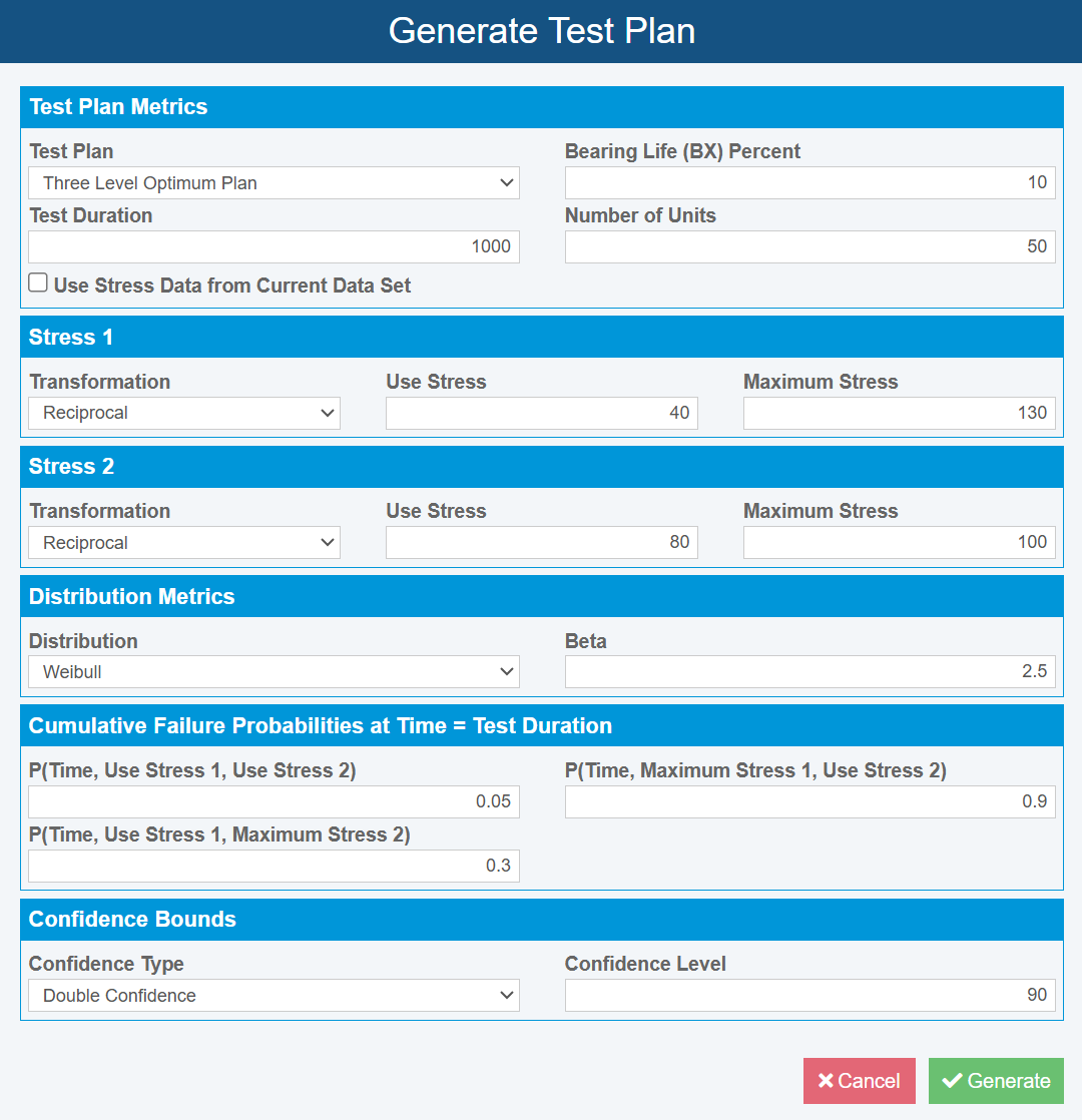 ALT Test Planning screenshot