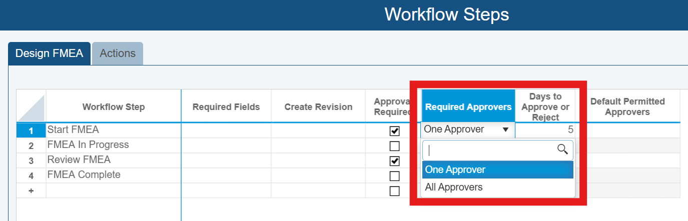 Multiple Approvers screenshot