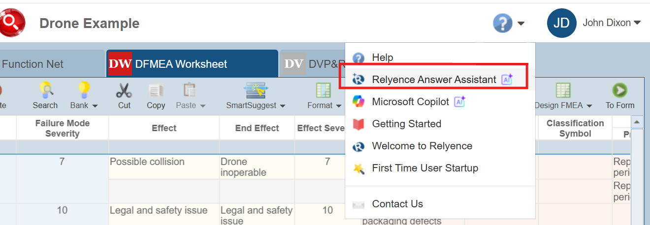 Answer Assistant Toolbar screenshot