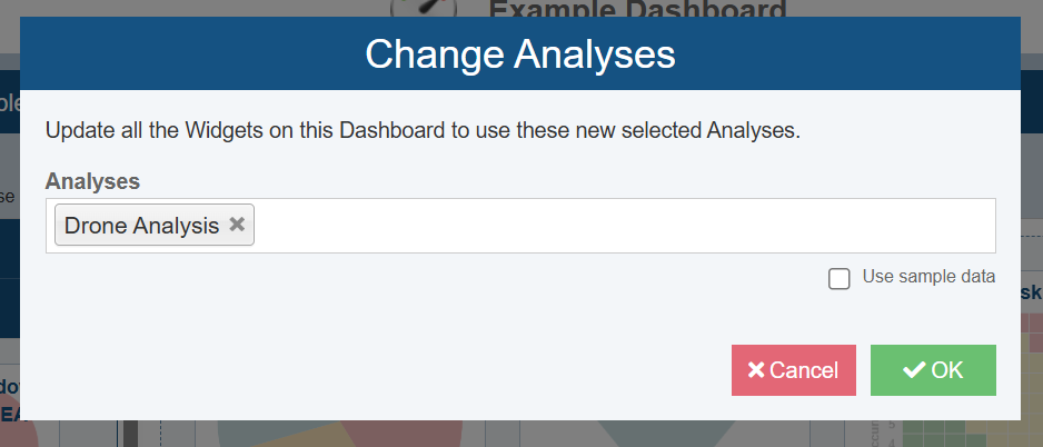 Change Analyses -screenshot