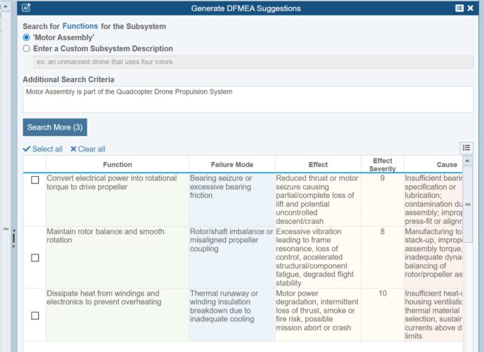Generate Suggestions screenshot