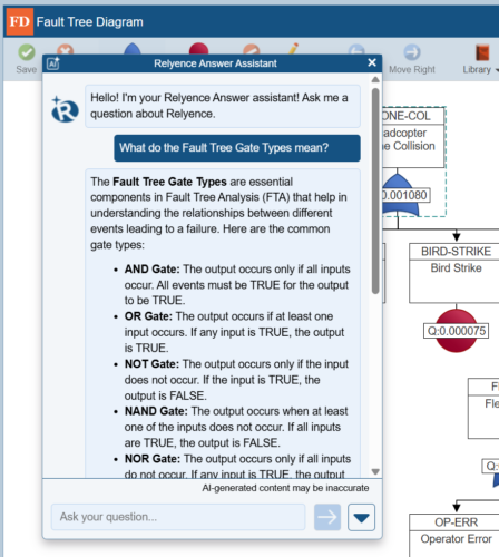 Relyence Answer Assistant screenshot