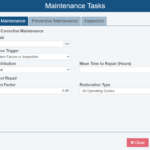 Corrective Maintenance screenshot