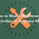 How to Model Maintenance Activities in Relyence RBD