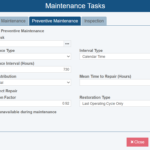 Preventive Maintenance screenshot